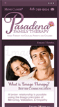 Mobile Screenshot of pasadenafamilytherapy.com